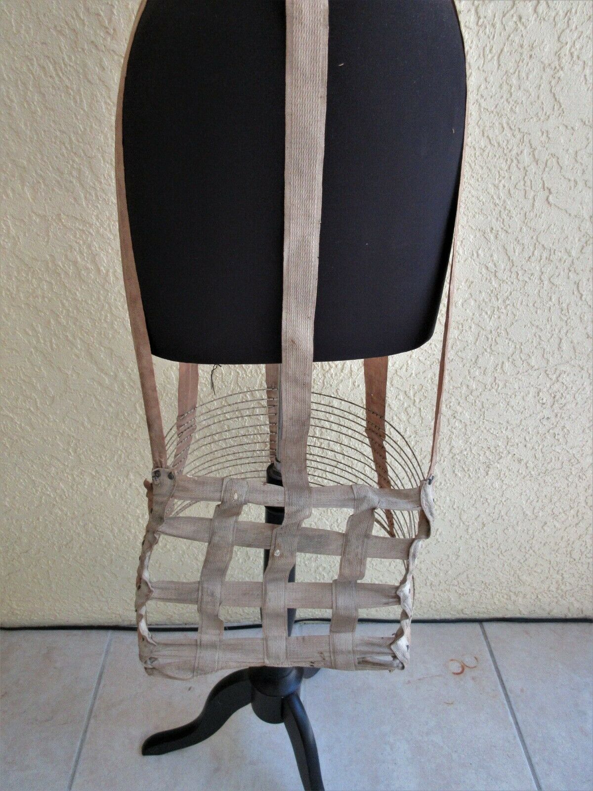 ANTIQUE VICTORIAN 1800's WIRE HOOP CAGE CRINOLINE SKIRT - Fresh Stock Dated March 2026