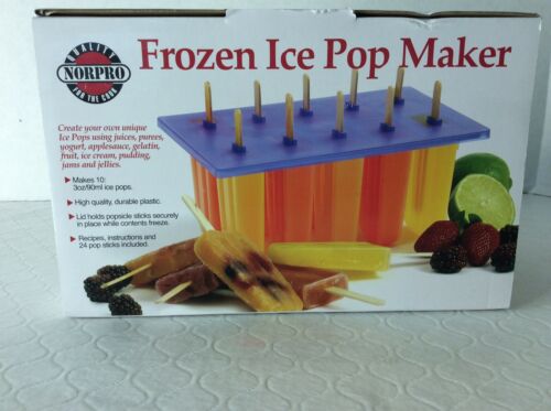 Frozen Ice Pop Maker By Norpro Popsicle Mold - Fresh Stock Dated February 2026