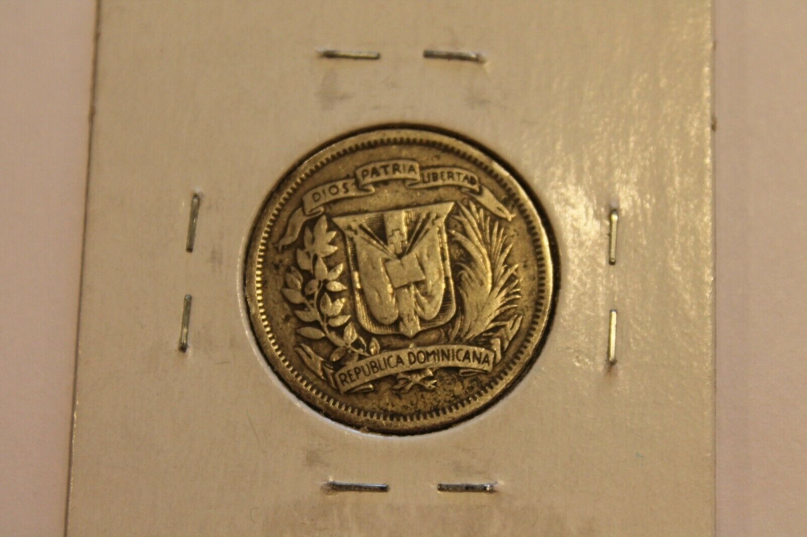 1951 Dominican Republic 25 Centavos - Dominicana Silver KM# 20 Rare 400k Minted - Fresh Stock Dated December 2025