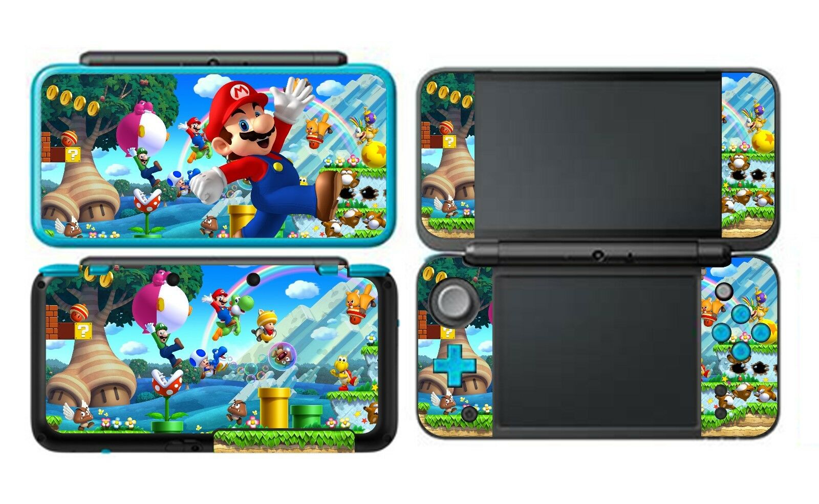 Super Mario Kart Vinyl Decal Skin Sticker Protector for Nintendo New 2DS XL LL - Fresh Stock Dated December 2025