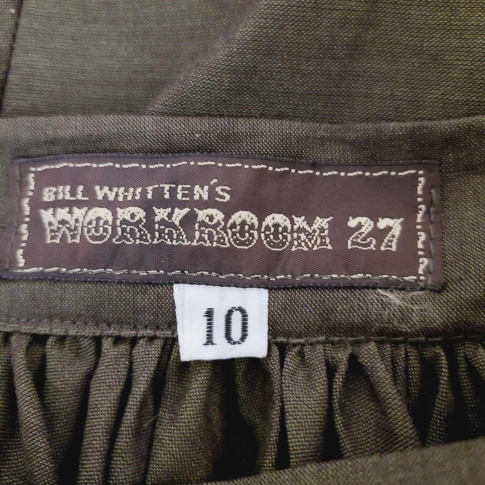 Vintage Bill Whitten's Workroom 27 Prairie Skirt 10 Brown Full Lined Pleats - Fresh Stock Dated March 2026