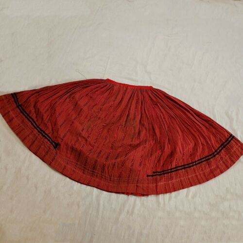 Incredible antique deep red Edwardian 1908 skirt! - Fresh Stock Dated December 2025