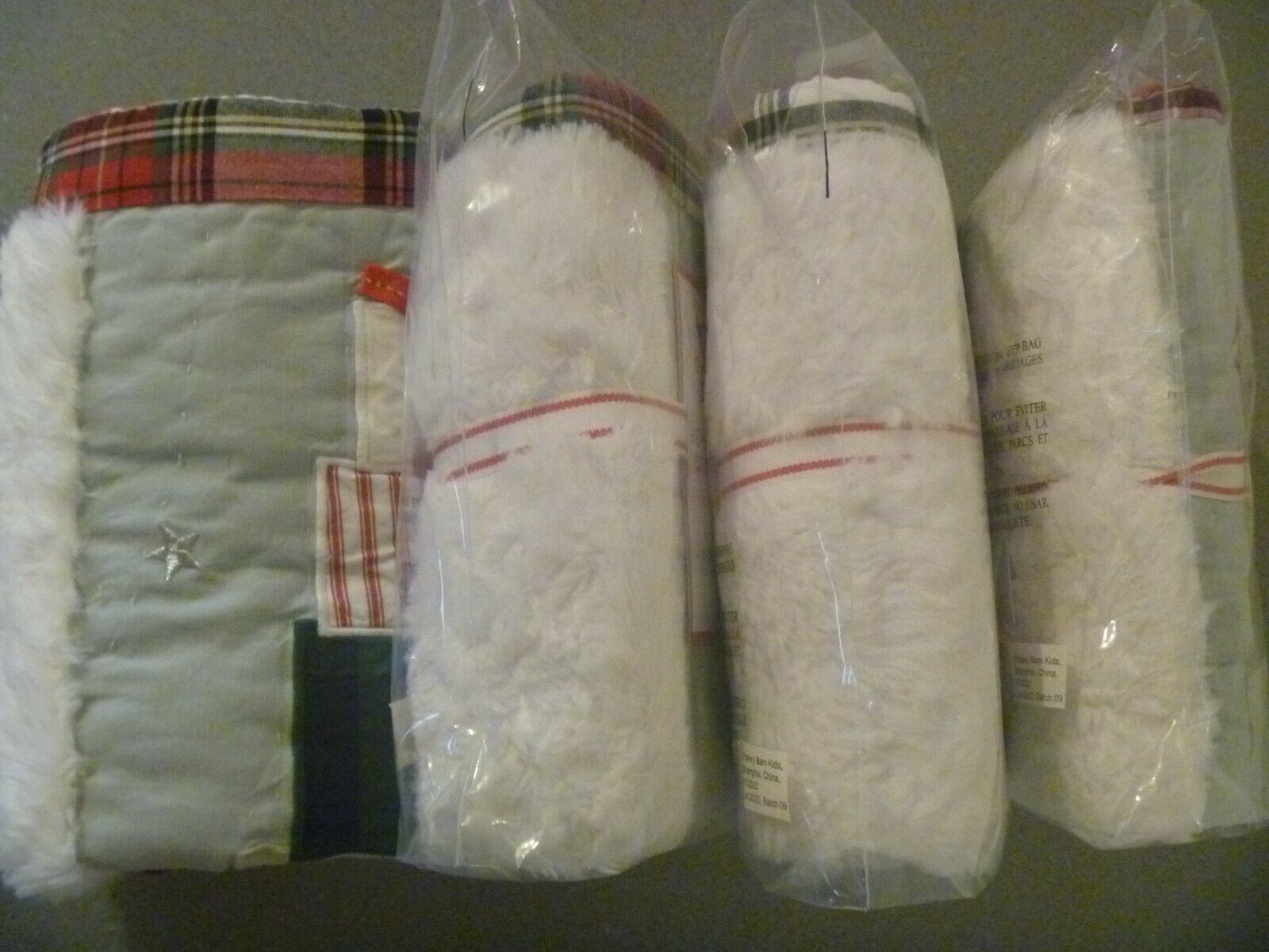 Pottery Barn Kids Heritage Santa Quilted Sham  NWT  Standard - Fresh Stock Dated February 2026