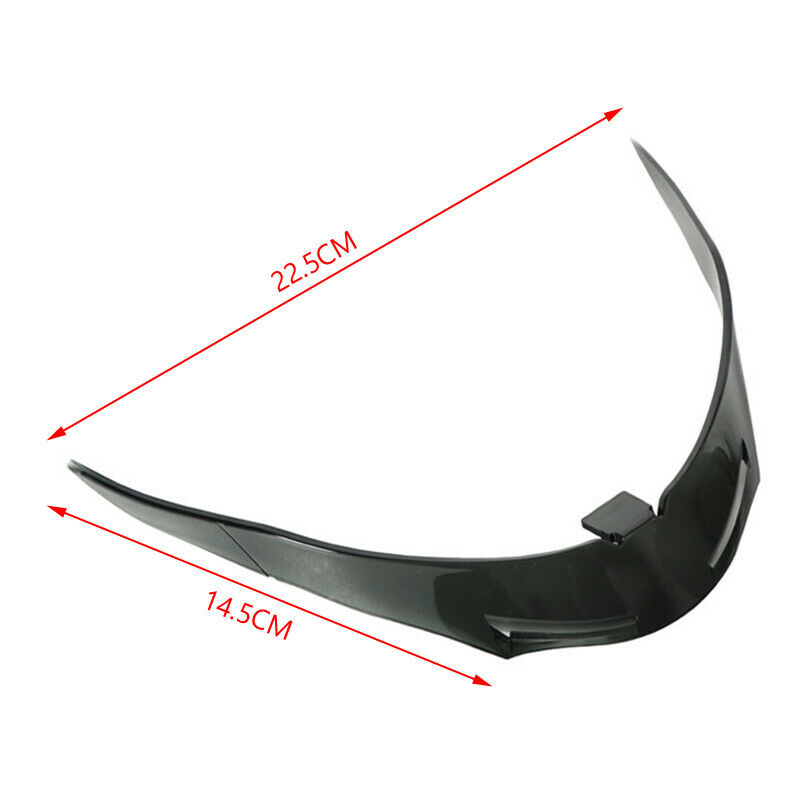 1pc Motorcycle Helmet Rear Tail Deflector Full Face Moto Racing Helmets Decorate - Fresh Stock Dated February 2026