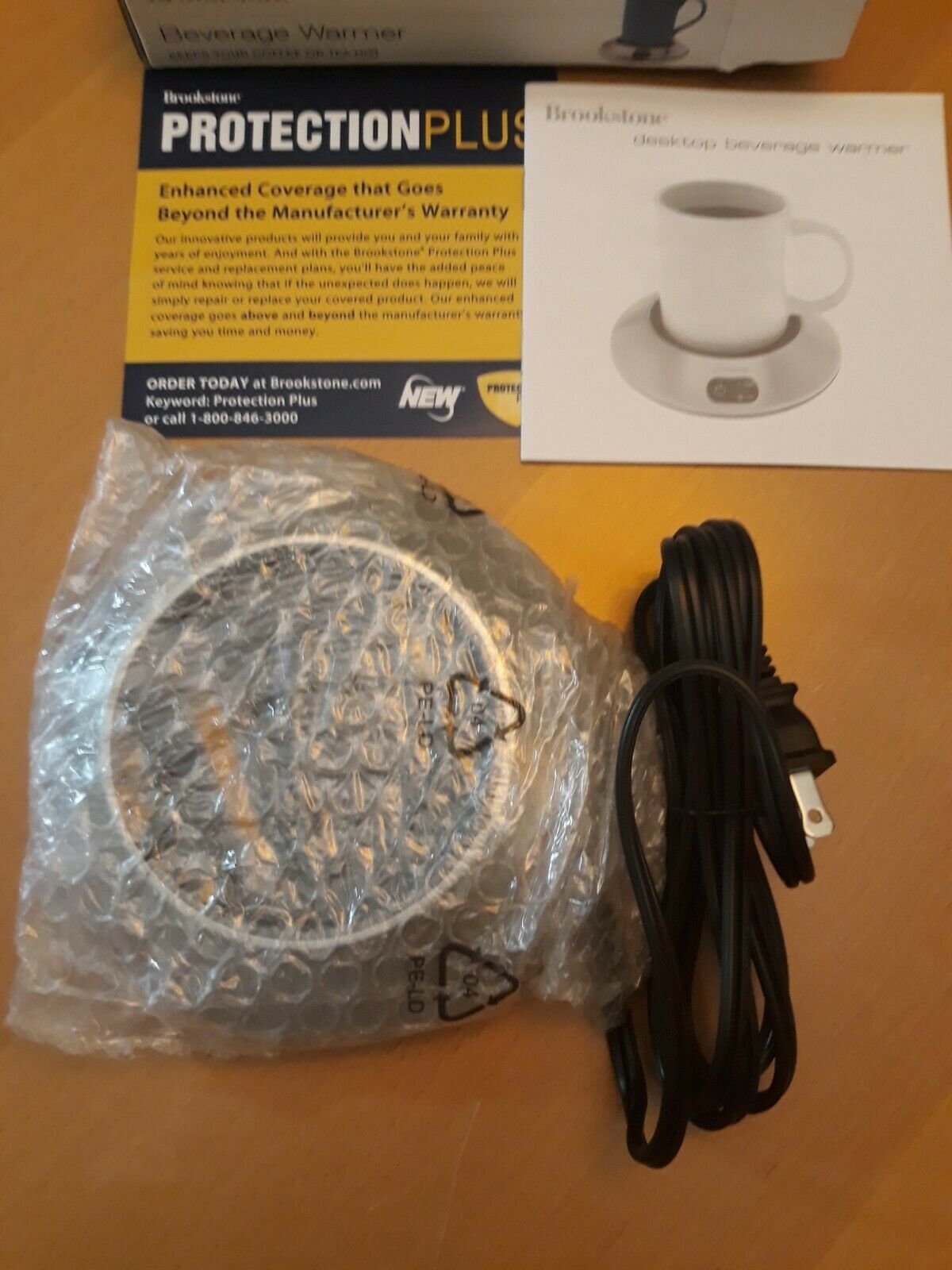 BOOKSTONE Desktop Beverage Warmer Keeps Coffee/Tea Hot | Low/High Auto Off - Fresh Stock Dated February 2026