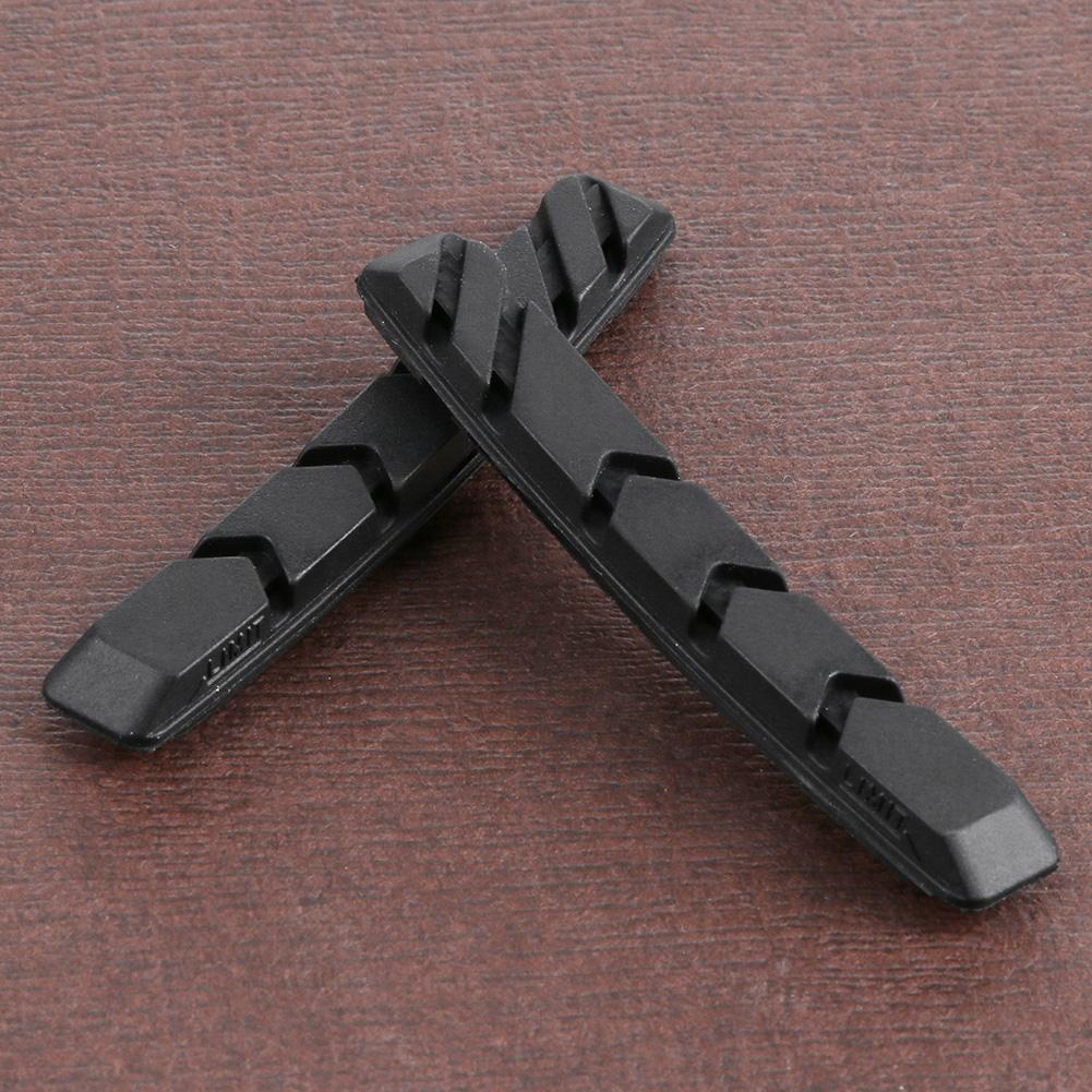 1 Pair Rubber Bicycle Brake Pads Mountain Bike MTB V-Brake Holder Shoes - Fresh Stock Dated February 2026