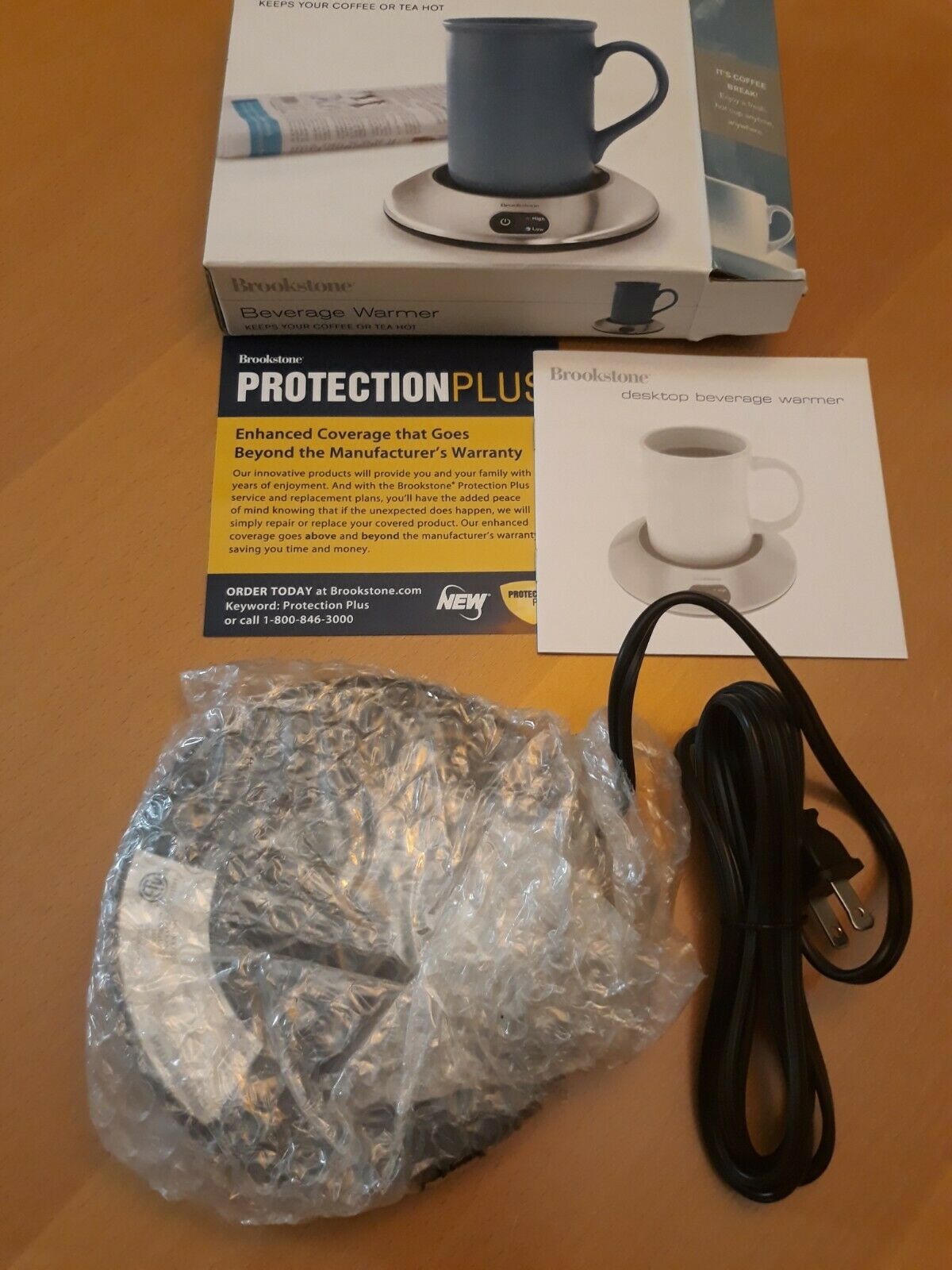 BOOKSTONE Desktop Beverage Warmer Keeps Coffee/Tea Hot | Low/High Auto Off - Fresh Stock Dated February 2026