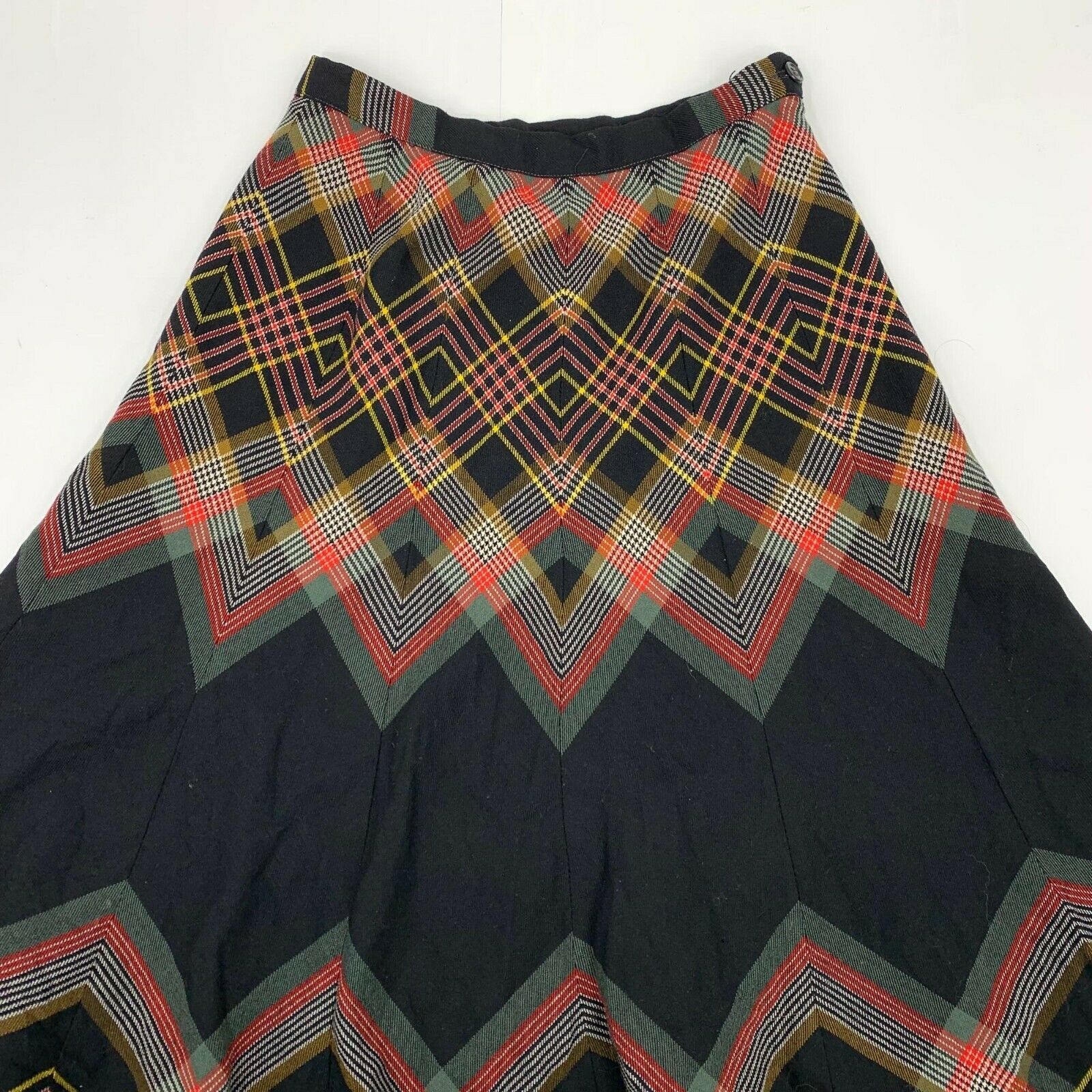 Vintage 70s 80s Wool Secretary Skirt Saint Laurent Sz XS Extra Small Academia - Fresh Stock Dated February 2026