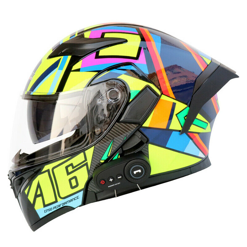 1pc Motorcycle Helmet Rear Tail Deflector Full Face Moto Racing Helmets Decorate - Fresh Stock Dated February 2026