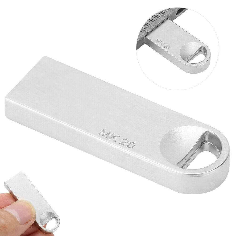 (Silver Pisa Leaning Tower Type)Memory Stick Aluminum Alloy Mini Plug And Play - Fresh Stock Dated February 2026