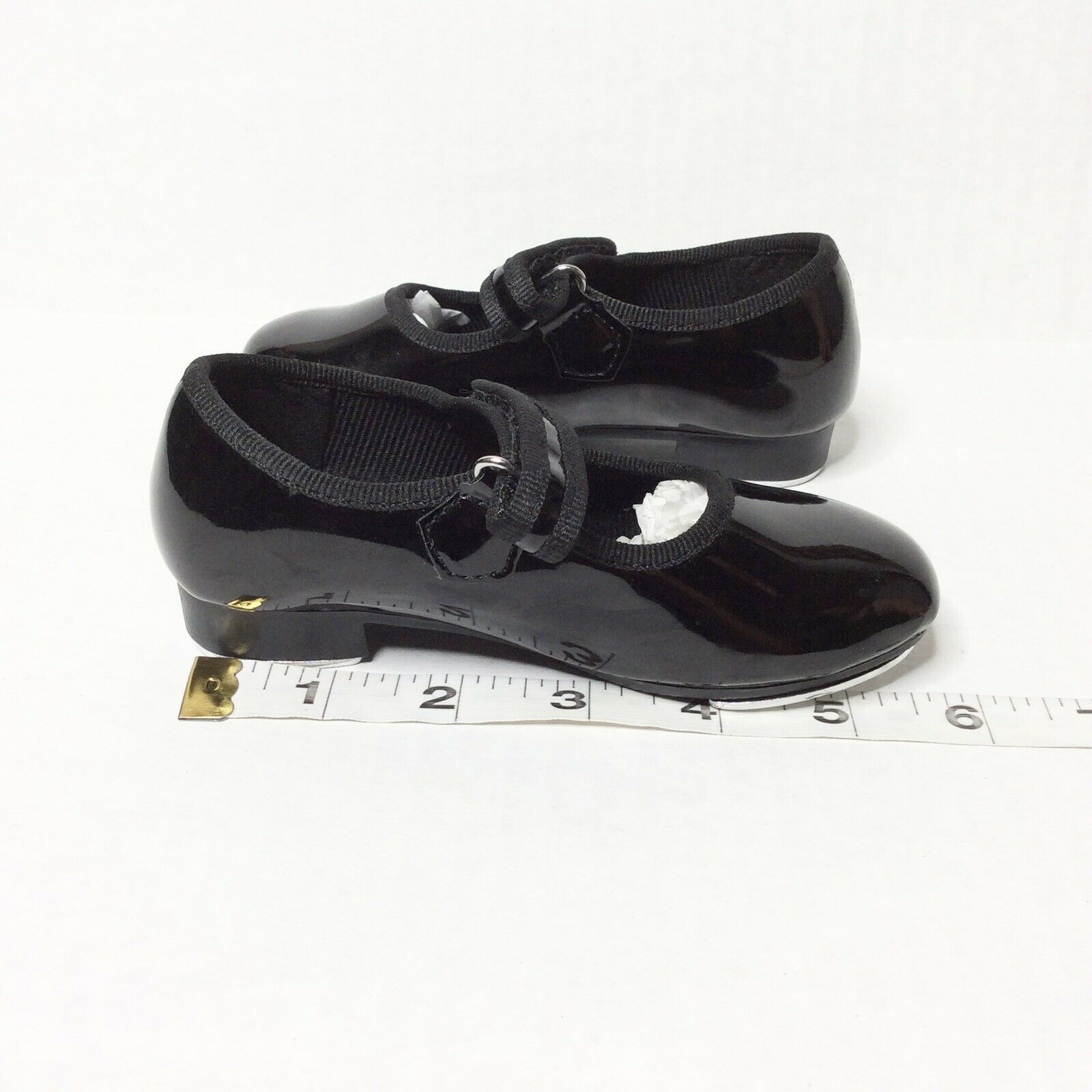 Mary Jane Girls Size 6.5 Black Patent Tap Shoes - Fresh Stock Dated December 2025