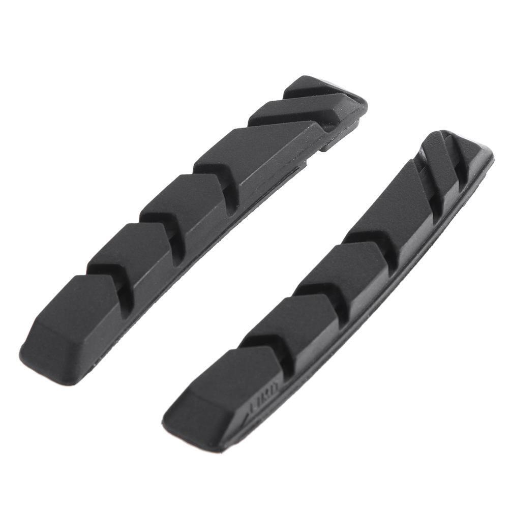 1 Pair Rubber Bicycle Brake Pads Mountain Bike MTB V-Brake Holder Shoes - Fresh Stock Dated February 2026