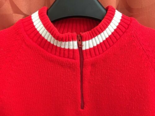 L Vintage 1970s A.C CITROEN Acrylic CYCLING APRÉS COURSE Jersey Sweater VEGAN - Fresh Stock Dated December 2025