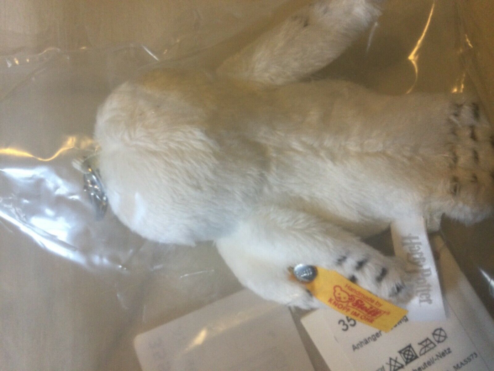 Pottery Barn pillow cover Harry Potter letter to Hogwarts & Steiff Hedwig - Fresh Stock Dated December 2025