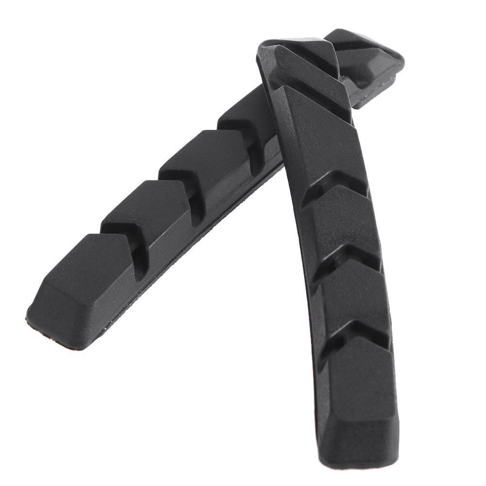 1 Pair Rubber Bicycle Brake Pads Mountain Bike MTB V-Brake Holder Shoes - Fresh Stock Dated February 2026