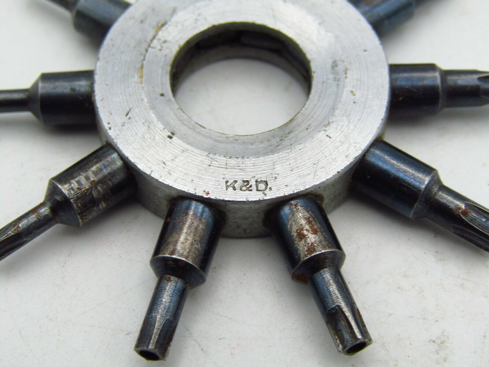 KENDRICK DAVIS K&D 10-PRONG WATCH SLEEVE WRENCH TOOL FOR WATCHMAKERS w1 - Fresh Stock Dated December 2025