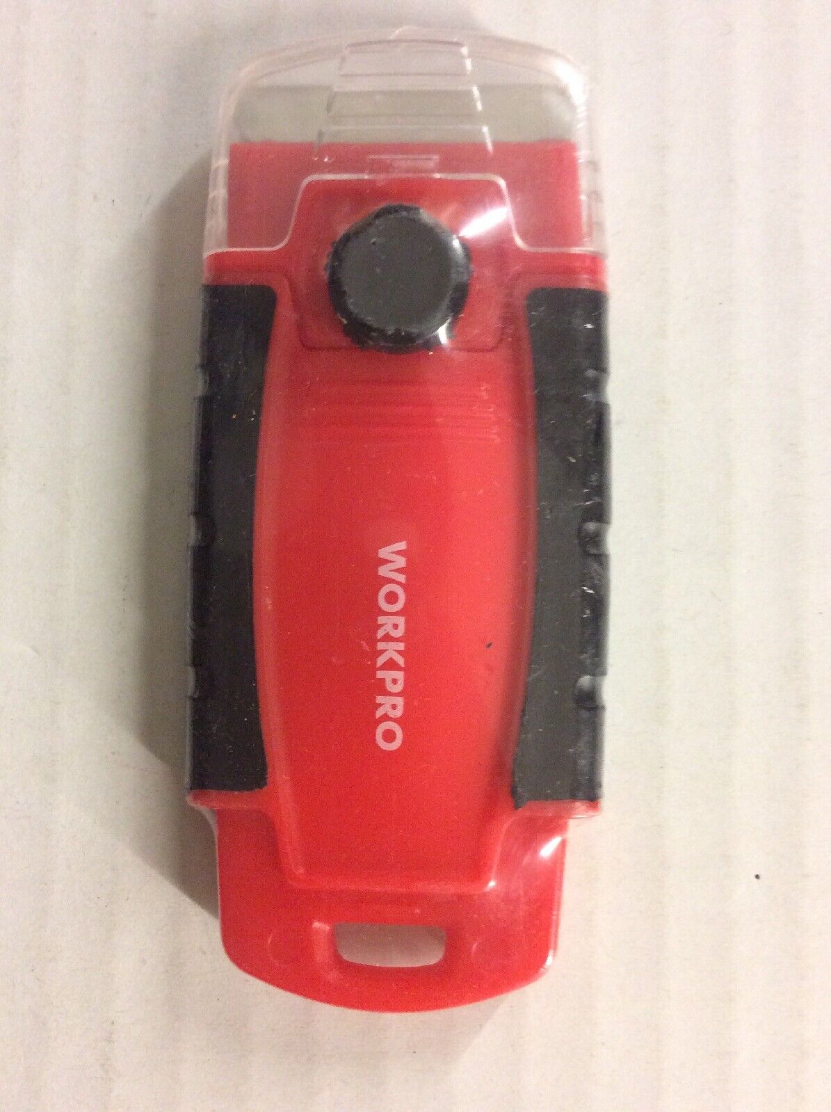 (4) WORKPRO Soft Grip Razor Blade Scrapers ~ Thumbscrew Locking Blade with Cover - Fresh Stock Dated February 2026