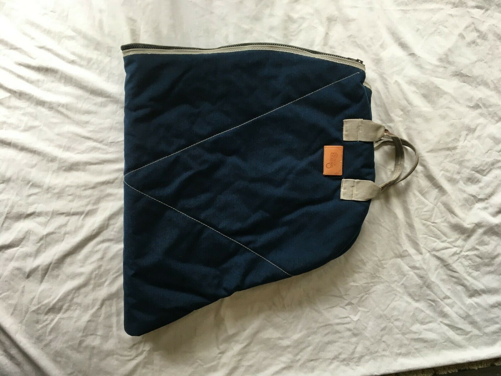 Dressage Saddle Bag Carry Carrier Fleece-lined Blue in Excellent Condition - Fresh Stock Dated December 2025