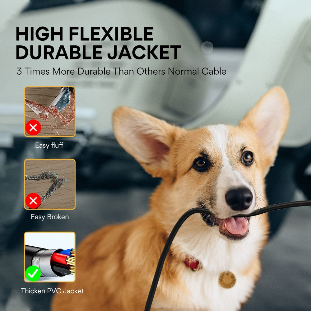 Maono USB Printer Cable, Upgraded Version-Shielding Ring 2.0 A-Male 10FT - Fresh Stock Dated February 2026