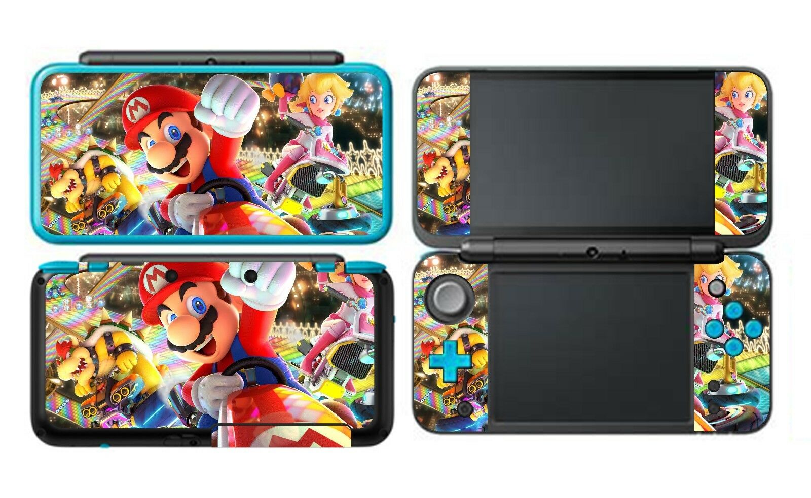 Super Mario Kart Vinyl Decal Skin Sticker Protector for Nintendo New 2DS XL LL - Fresh Stock Dated December 2025