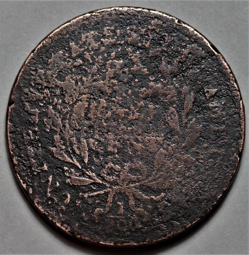 1797 Liberty Cap Half Cent - 1 Above 1 - US 1/2c Copper Penny Coin - L20 - Fresh Stock Dated February 2026