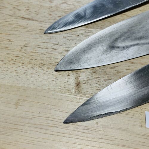 Damaged Lot of three Japanese Chef's Kitchen Knives  From Japan ST451 - Fresh Stock Dated December 2025