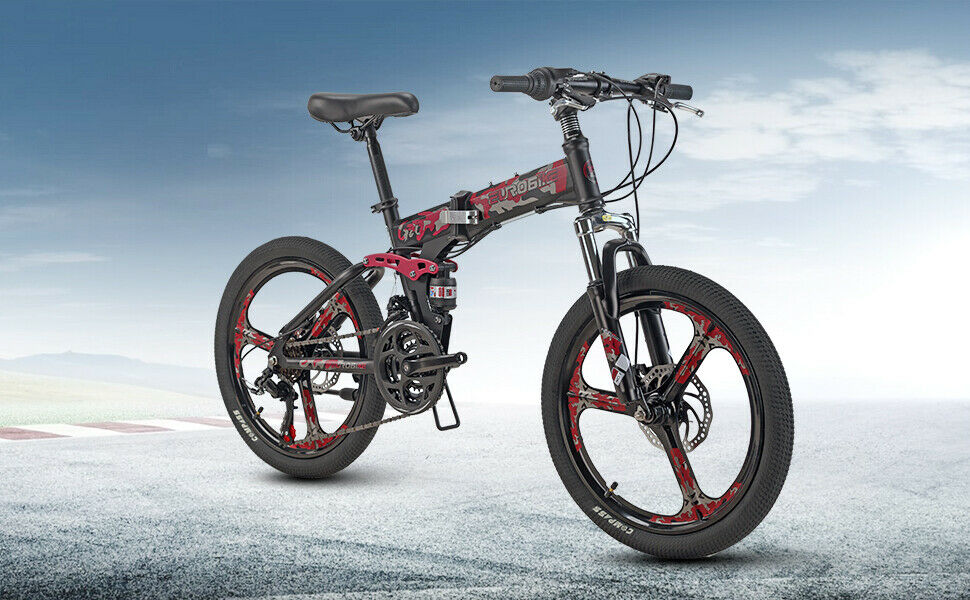 HYG20 Dual Suspension Folding Bike 20 K Wheel 18 Speed  Youth Mountain Bicycle - Fresh Stock Dated February 2026