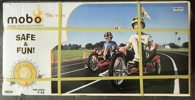 MOBO Triton Bike 3-Wheel Cruiser RED == Ages 7 - 12 == END OF SEASON SALE - Fresh Stock Dated February 2026