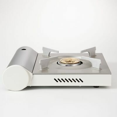 MUJI Portable cooking gas stove Aluminum die-cast RK-2 White MoMA - Fresh Stock Dated December 2025
