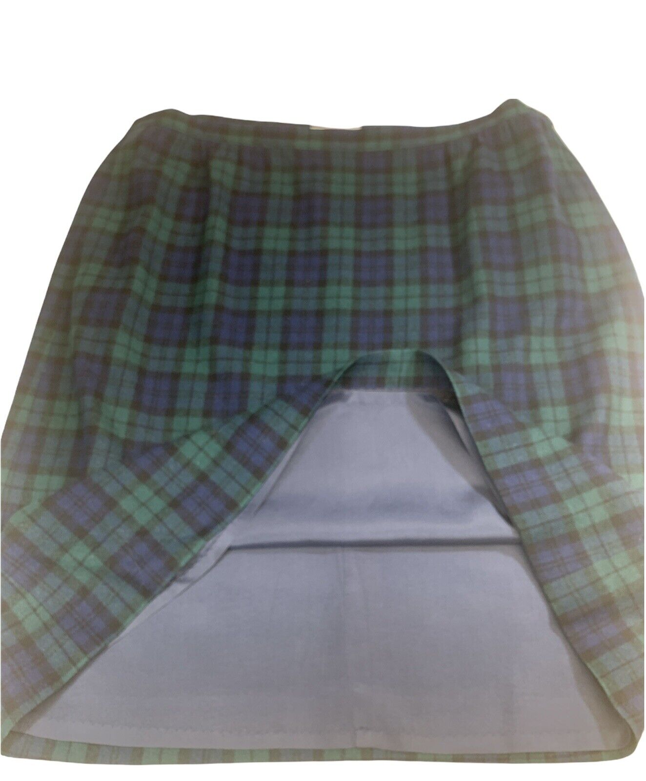 Vintage Pendleton Authentic Black Watch Tartan Blue Green Plaid Wool Skirt Sz 24 - Fresh Stock Dated March 2026