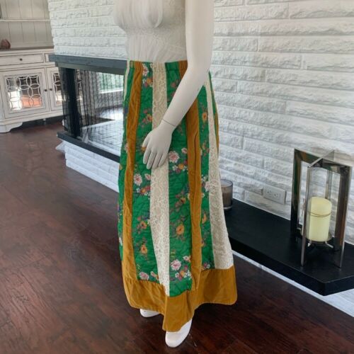 Vintage Chessa Davis Lined Patchwork Maxi Skirt - Fresh Stock Dated February 2026