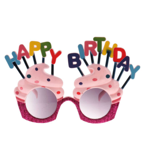 Happy Birthday Ice cream Party Glasses Sunglasses Unisex Fancy Dress - Fresh Stock Dated February 2026