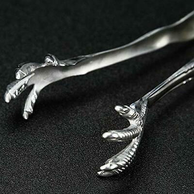 MASSJOY Bar Ice Hockey Special Eagle Claw Shape Ice Tongs Serving Tongs. - Fresh Stock Dated February 2026