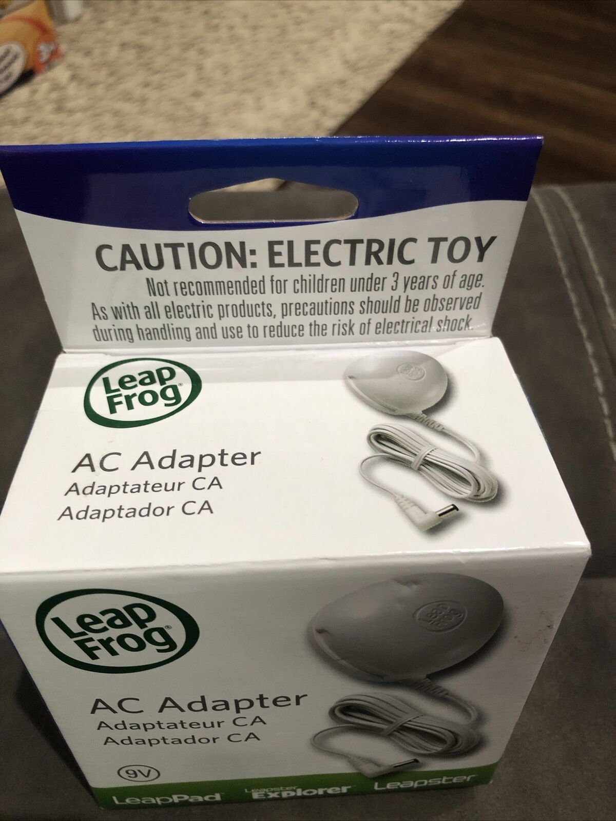 LEAP FROG AC ADAPTER 9 VOLTS NIB WORKS WITH LeapPad/ Leapster Explorer/Leapster - Fresh Stock Dated February 2026