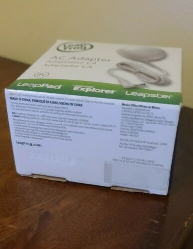 LeapFrog AC 9V Power Adapter Wall Charger LeapPad, Leapster Explorer Cord - Fresh Stock Dated December 2025