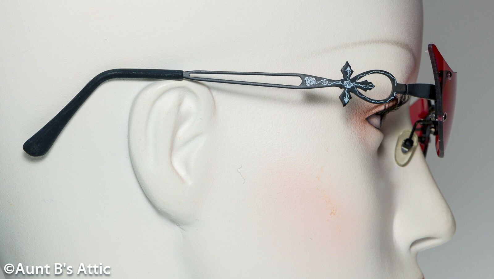 Vampire Glasses Frameless Shaded Victorian Gothic Style Costume Accessory - Fresh Stock Dated February 2026