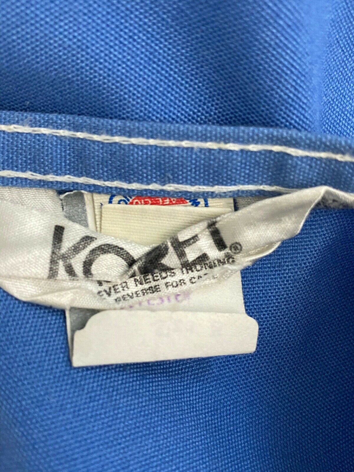 1970s Chambray Wrap Skirt / Light Blue Cotton Blend A Line Skirt / XS - Fresh Stock Dated March 2026