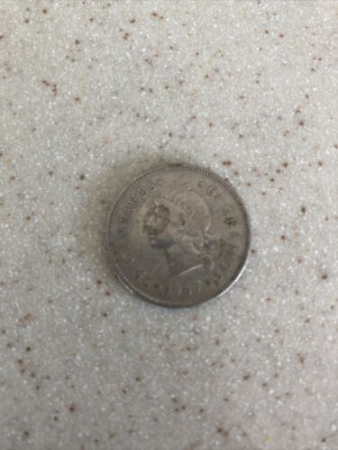 1967 Dominican Republic 1/4 Peso Large VG Old Antique Foreign Coin. Great Shape - Fresh Stock Dated February 2026