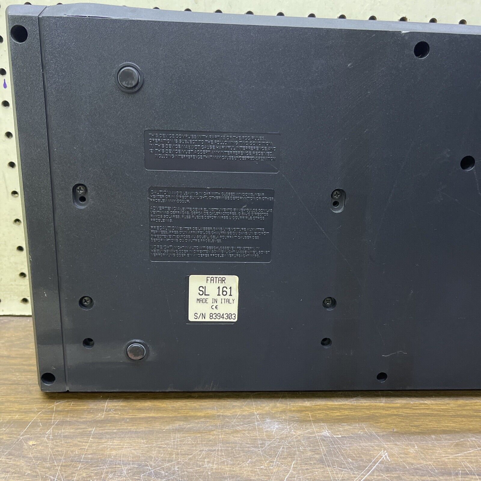 Studiologic SL-161 MIDI FATAR Controller No Power Supply Tested Works Great - Fresh Stock Dated February 2026