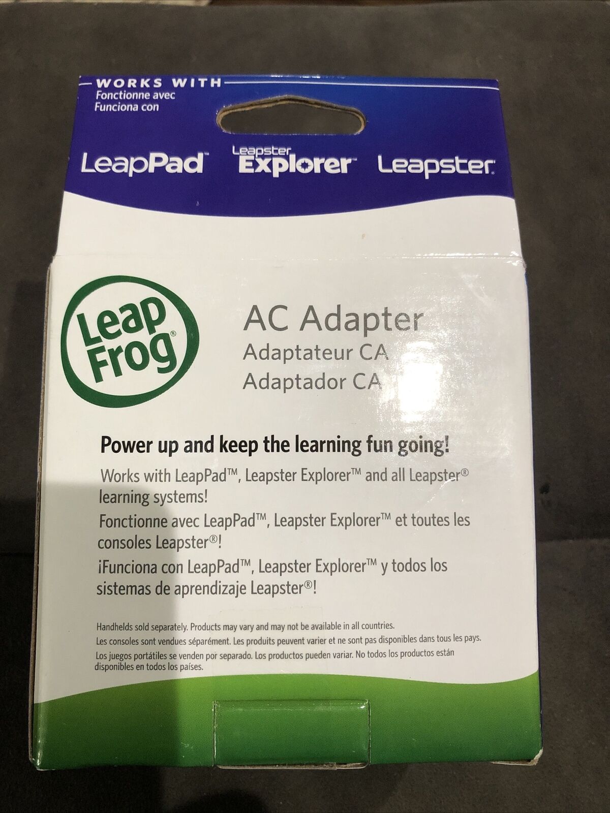 LEAP FROG AC ADAPTER 9 VOLTS NIB WORKS WITH LeapPad/ Leapster Explorer/Leapster - Fresh Stock Dated February 2026