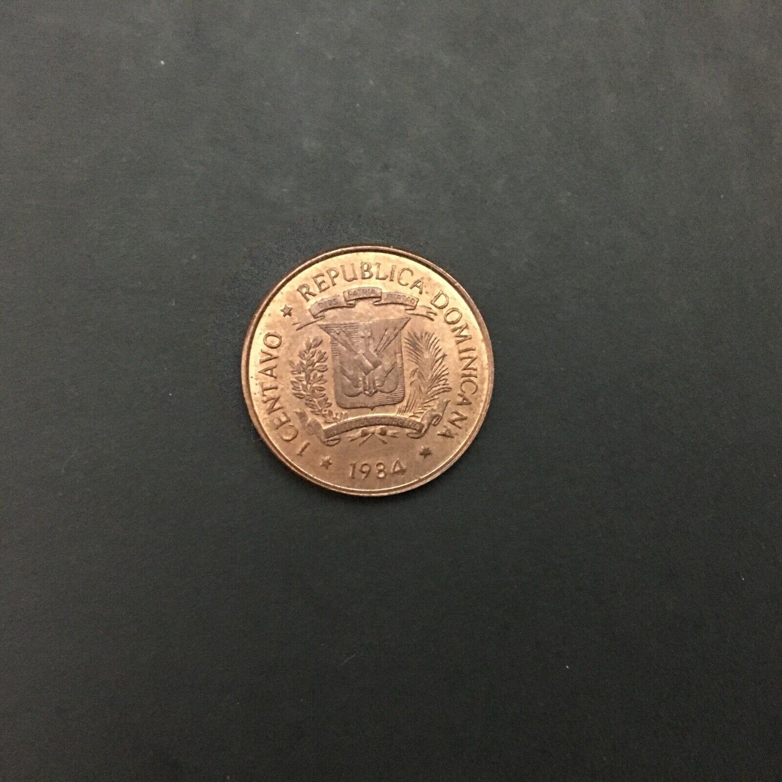 DOMINICAN REPUBLIC  1  CENTAVO  1984  KM 64  UNC. - Fresh Stock Dated December 2025