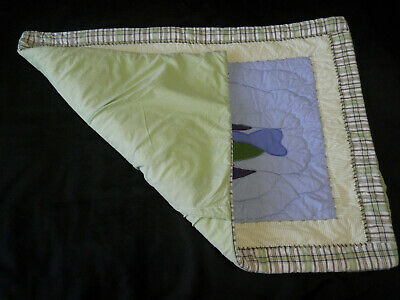 Pottery Barn Kids Airplane Quilted Appliqued Pillow Sham Tie Close Pic Stitch - Fresh Stock Dated December 2025