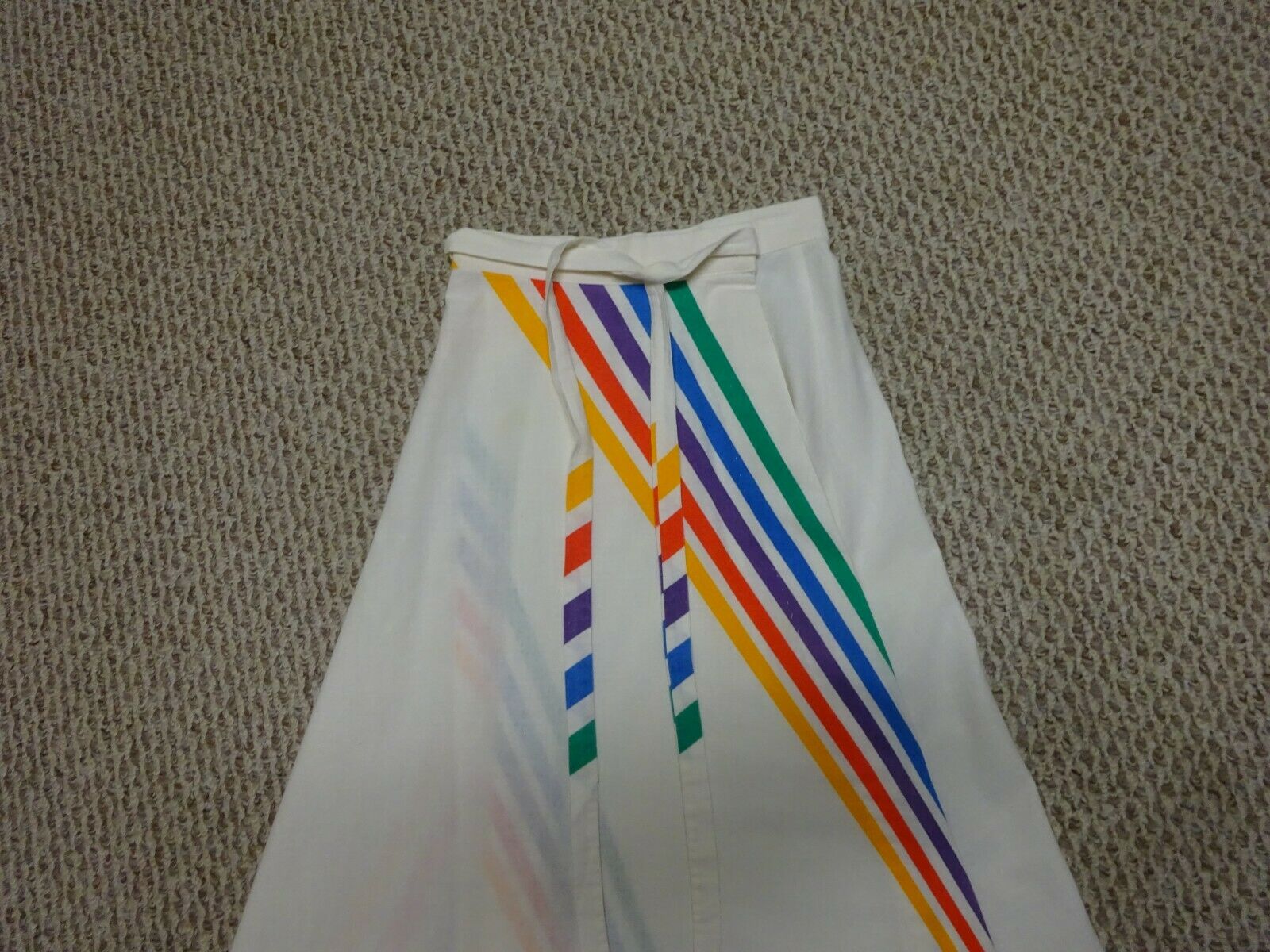 VTG Wrap Around Skirt Novelty Rainbow Summer Juniors 7-8 - Fresh Stock Dated February 2026