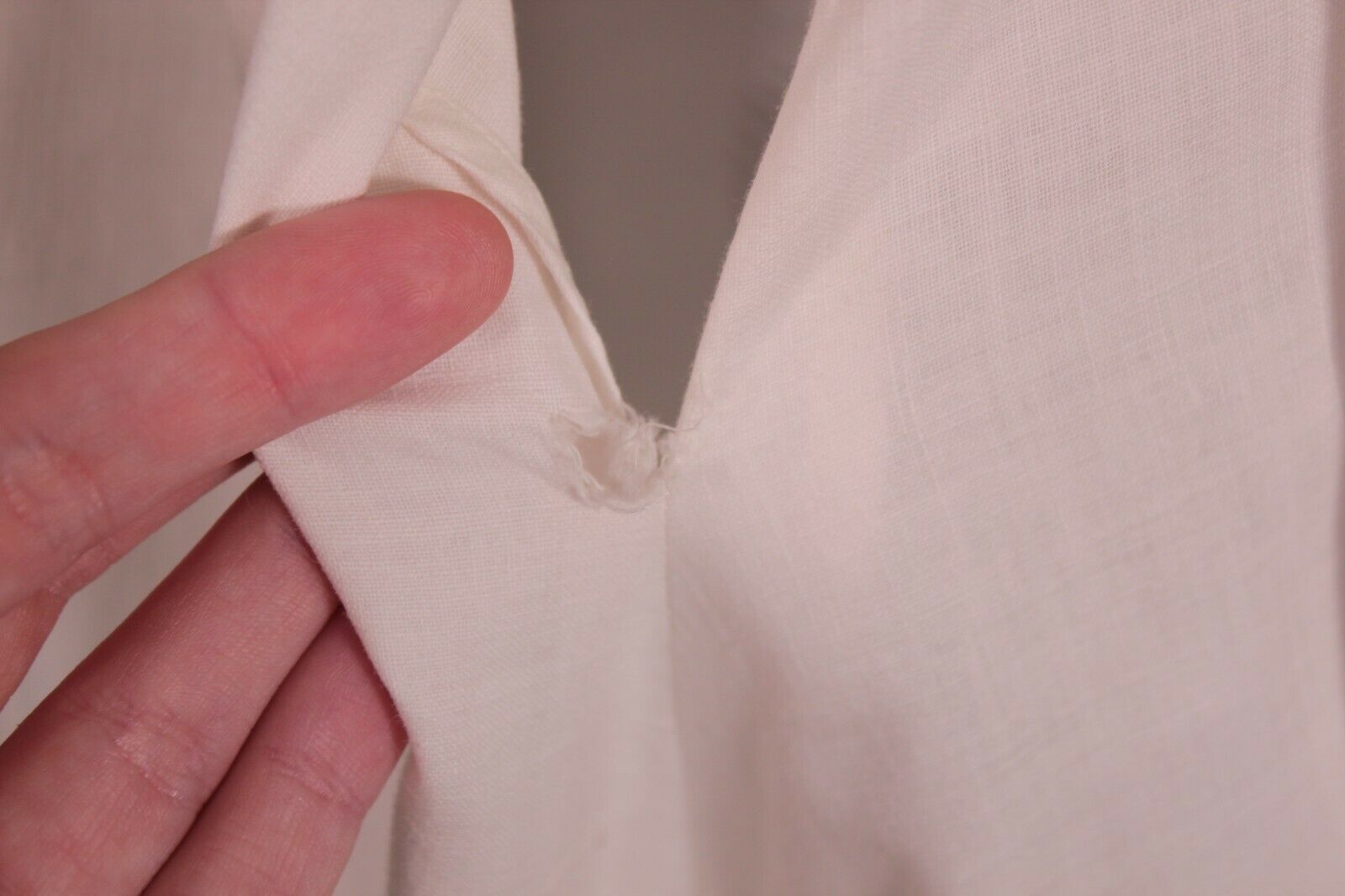 VTG Women's Antique Edwardian Early 1900s White Cotton Skirt W Embroidery Sz M - Fresh Stock Dated February 2026