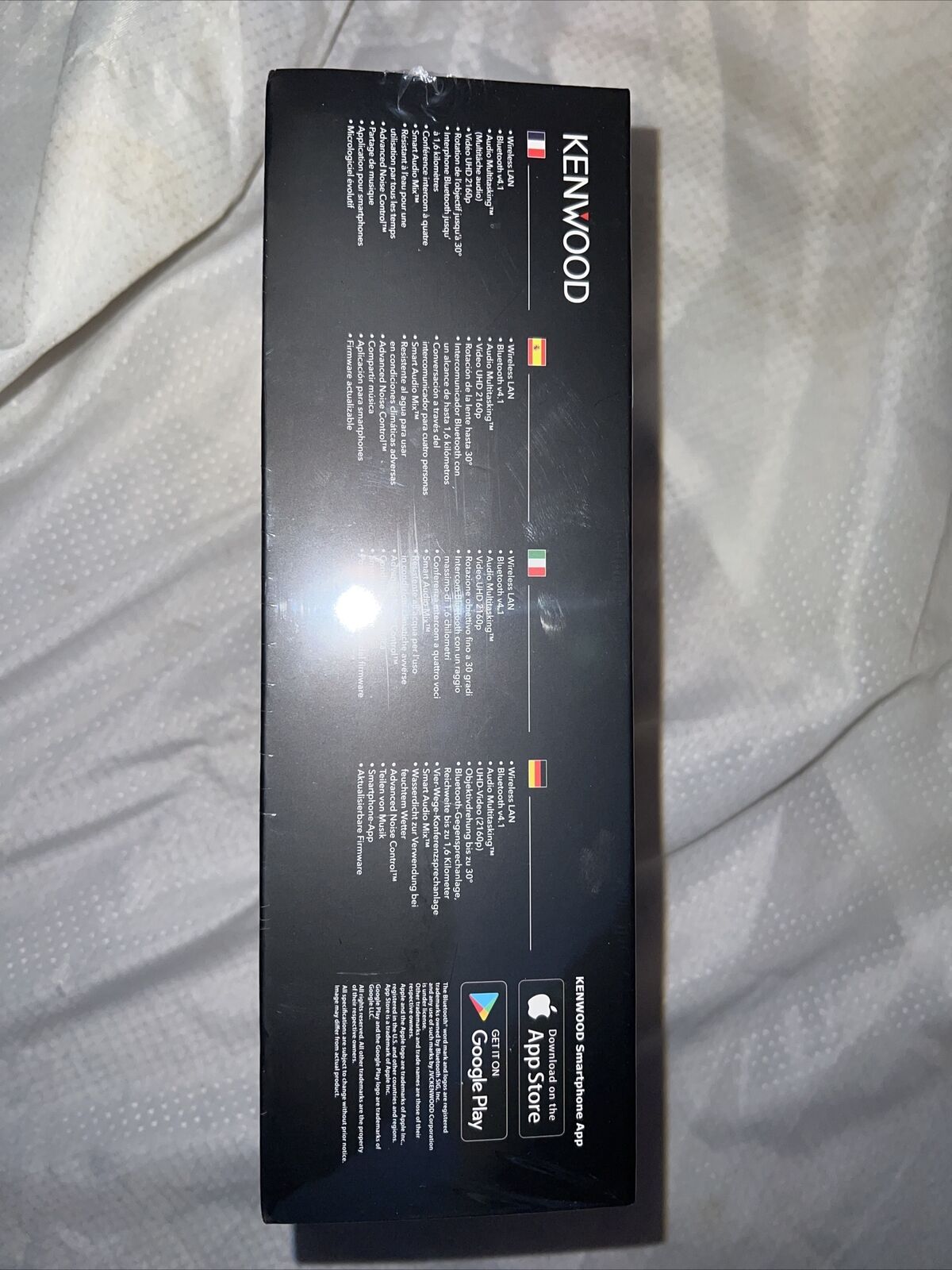 Kenwood KCA-HX7C Motorcycle Bluetooth Camera & Communication System - Fresh Stock Dated February 2026