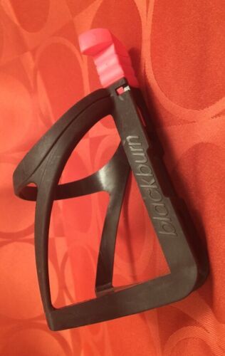 BLACKBURN VINTAGE Late 1980's Water Bottle Cage Pink Black NOS - Fresh Stock Dated December 2025
