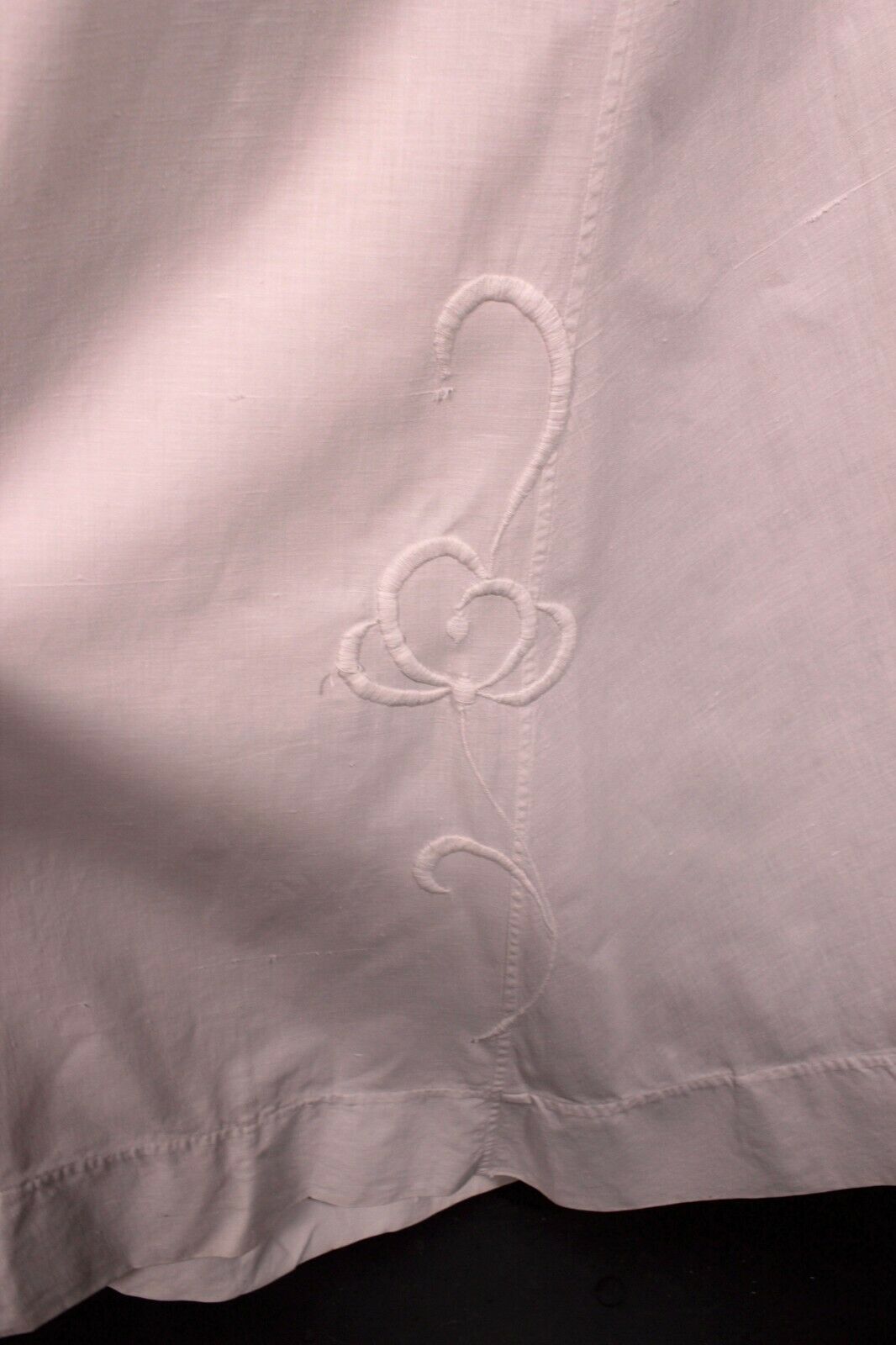 VTG Women's Antique Edwardian Early 1900s White Cotton Skirt W Embroidery Sz M - Fresh Stock Dated February 2026