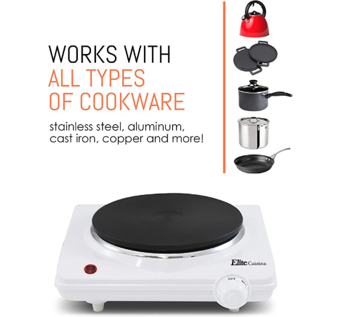 Estufas Electricas Estufa Electrica Portatil Hornilla Cocina 1000W - Fresh Stock Dated December 2025