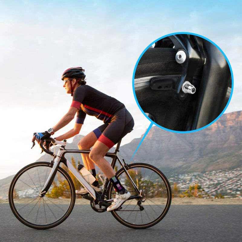 5 Pairs High Grade Bike V Brake Cycling Bicycle Pads 70Mm Shoes Pads Black - Fresh Stock Dated March 2026