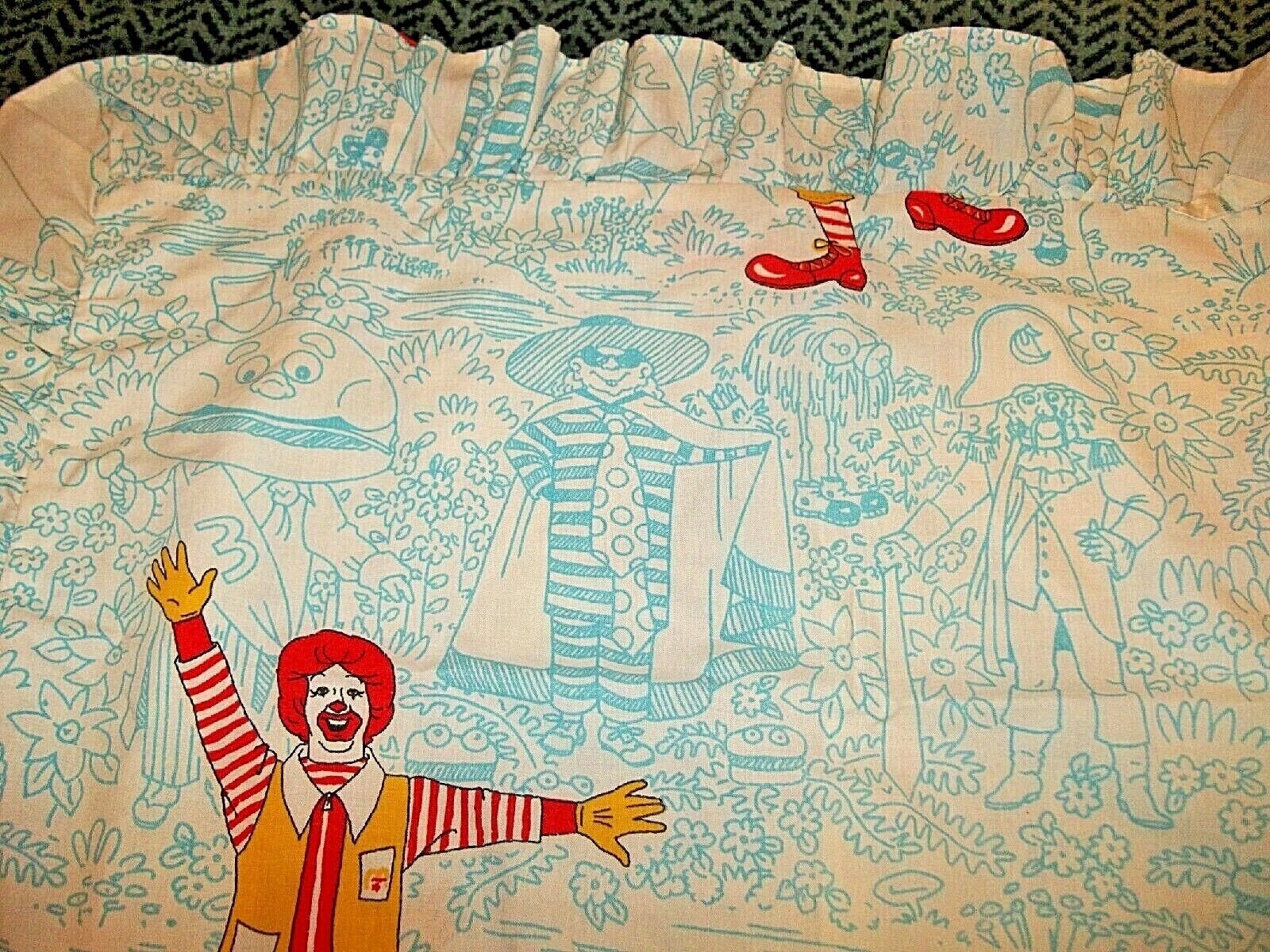 2B Set of 2 Vintage McDonalds Fast food Novelty Pillow Case/SHAM Pair {Fabric} - Fresh Stock Dated February 2026